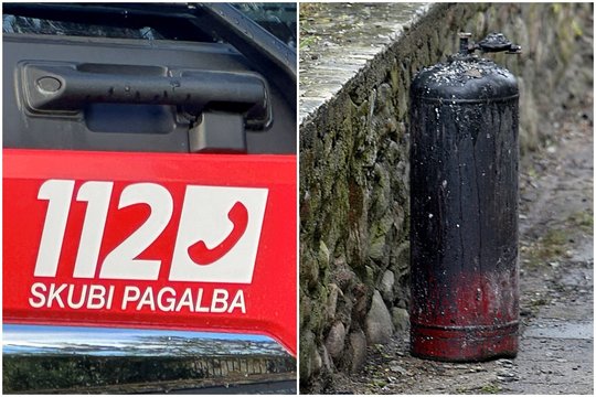 Iš baliono Vilniuje išveržusios dujos ant kojų sukėlė tarnybas – nukentėjo žmogus
