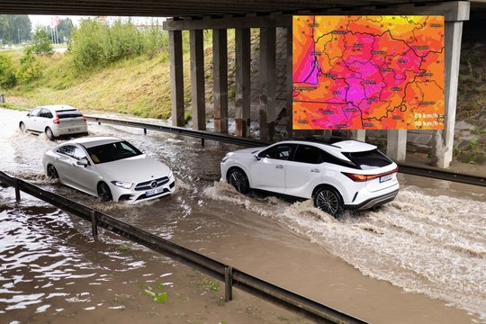 Meteorologas spėja: smarkiausi gūsiai dar tik laukia