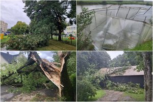 „Smarkiausia audra šią vasarą“: sinoptikas atsakė, kur smogė baisiausiai