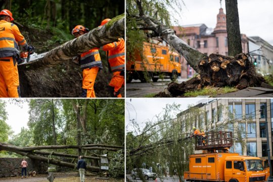 Po seniai Lietuvoje regėto masto audros – katastrofinė situacija
