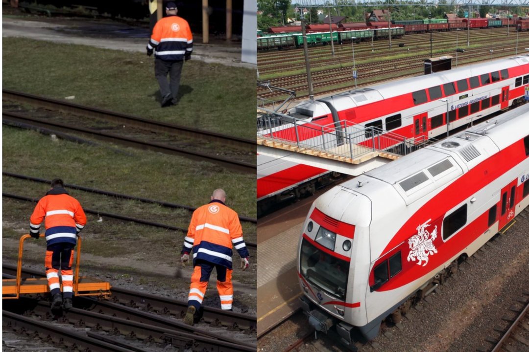 Po audros – skubi žinia keliaujantiems traukiniais