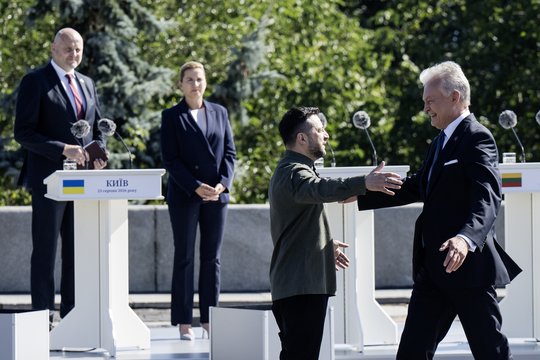G. Nausėda pabrėžė spaudimą Rusijai: „Ukrainos pergalė atneš taiką ir ramybę visai Europai“