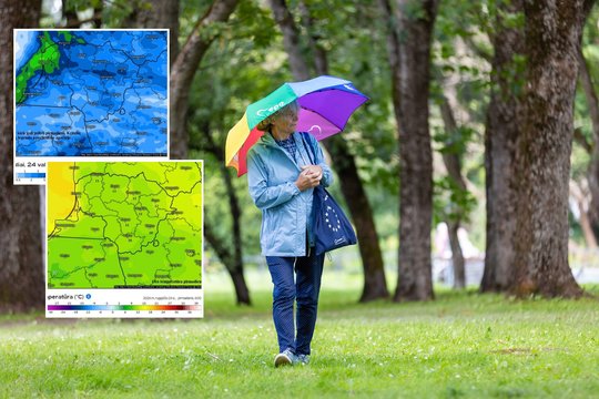 Po audros Lietuvą pasieks permainos: naujausia sinoptikės prognozė visai savaitei