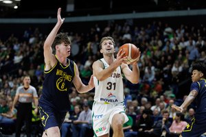 Dviženklį atsilikimą panaikinę Lietuvos krepšininkai palaužė NCAA čempionus