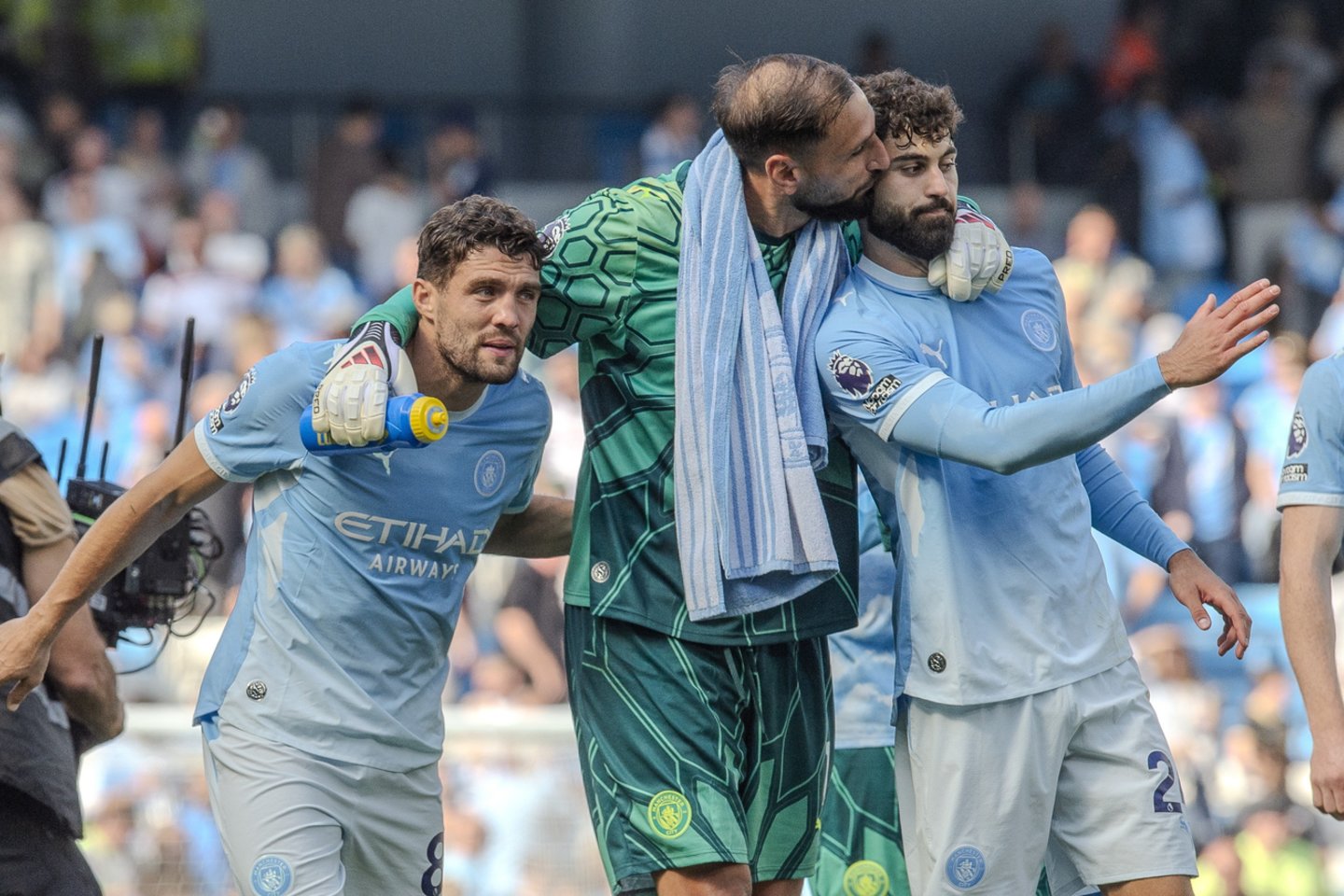 Manchester City futbolininkai<br>EPA/ELTA nuotr.