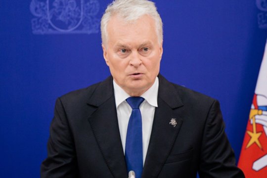 G. Nausėda jautriai sureagavo į gautą Ukrainos Laisvės ordiną: tai priklauso Lietuvos žmonėms