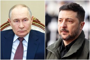 V. Zelenskis įvardijo, kiek reikia dronų, kad V. Putinas sėstų derėtis