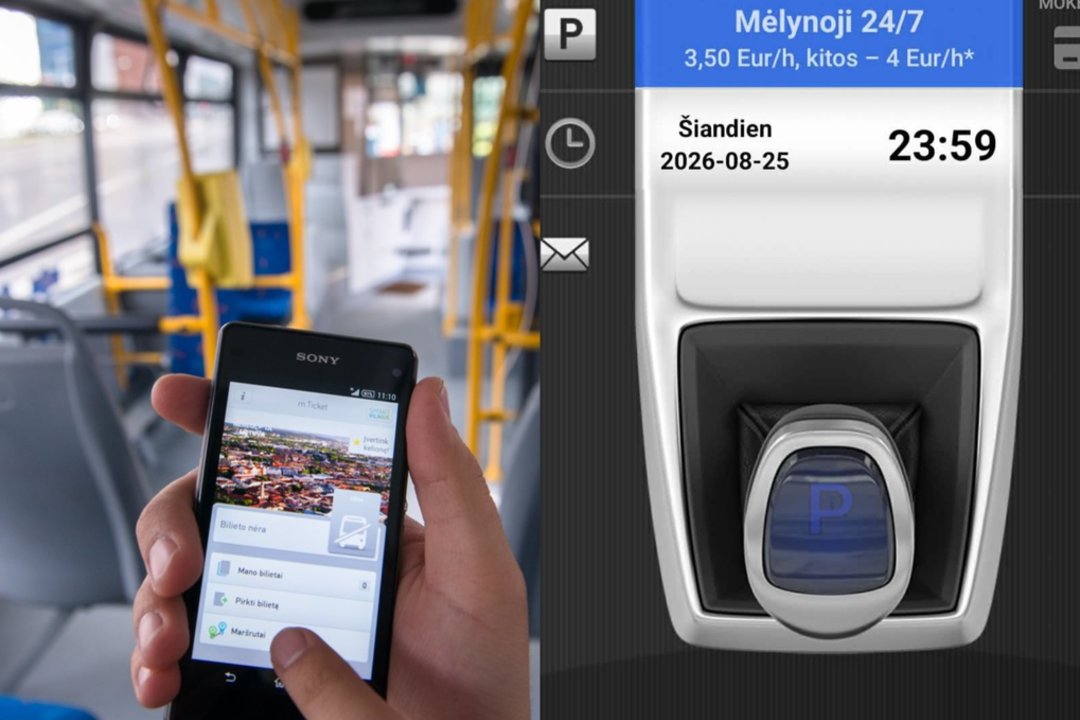 Nebeliks „m.Ticket“ ir „m.Parking“ programėlių: atskleidė, kas vietoje jų