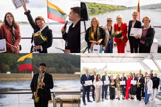 Įvyko išskirtiniai konkurso „Žalioji erdvė 2026“ apdovanojimai – ceremonija vyko laive