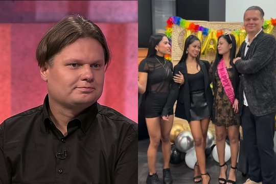 Tris žmonas turinčio Gyčio Volkavičiaus namuose – ypatinga šventė