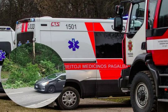 Audros metu Kaune sužalota moteris: artimieji prašo pagalbos
