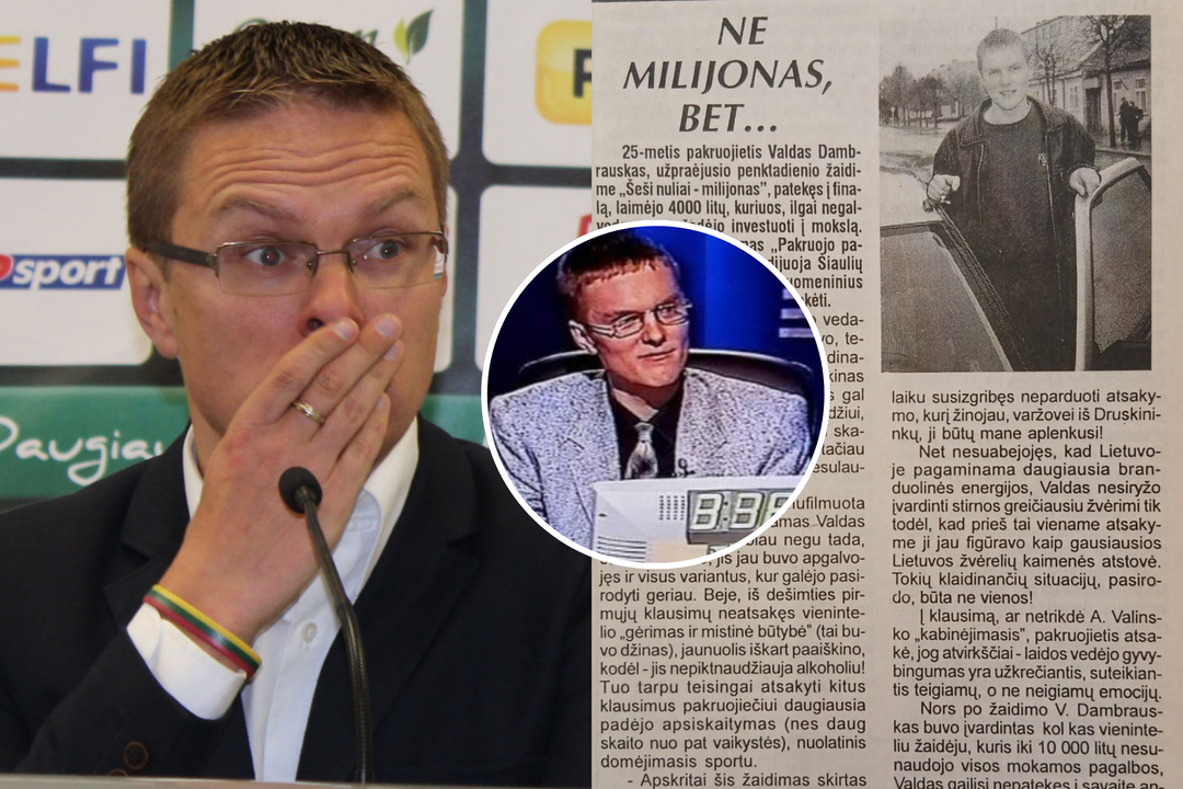 Nuo 4 tūkstančių litų iki Čempionų lygos: neįtikėtinas „amžino bedarbio“ svajonės išsipildymo kelias