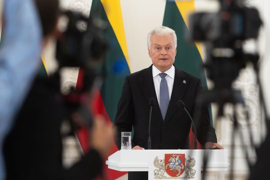 Kritikos sulaukęs G. Nausėda prakalbo apie audrą: įvardijo, ką dabar reikia daryti