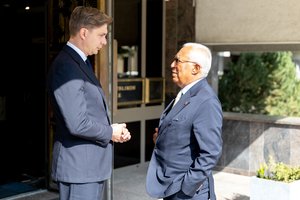 M. Sinkevičius susitikime su EVT vadovu: krizėms atspari Europa turi būti bendru mūsų tikslu