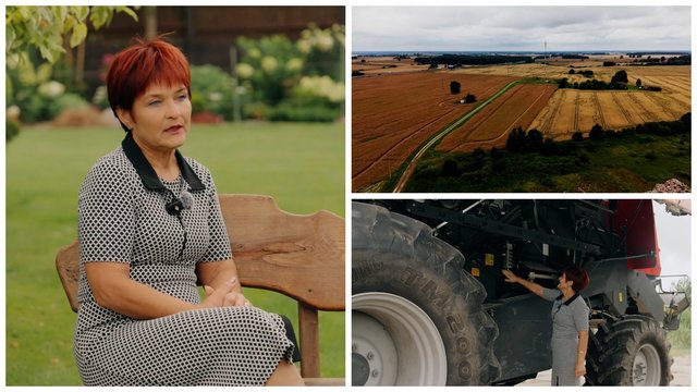 Griauna stereotipą, kad žemės ūkis tik vyrams: „Kita moteris norėtų žiedo, o man reikia traktoriaus“