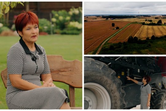 Griauna stereotipą, kad žemės ūkis tik vyrams: „Kita moteris norėtų žiedo, o man reikia traktoriaus“