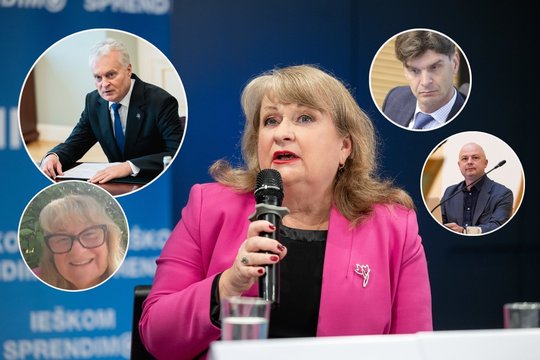 Dėmesio centre atsidūrusi L. Meškauskaitė nesako, apie ką kalbėjosi su G. Nausėda: „Tegul mane taršo kaip tik nori“