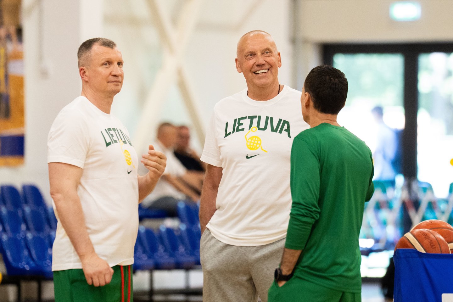 Tomas Pačėsas ir Rimas Kurtinaitis<br>G.Bitvinsko nuotr.