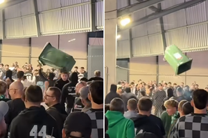 „Kauno Žalgirio“ rungtynėse – konfliktas tarp lietuvių ir turkų: skraidė net šiukšliadėžė
