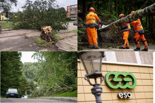 Vos atkuria elektros tiekimą, iškart išlenda ir nauji gedimai: „Turėtų būti mestos didesnės pajėgos“