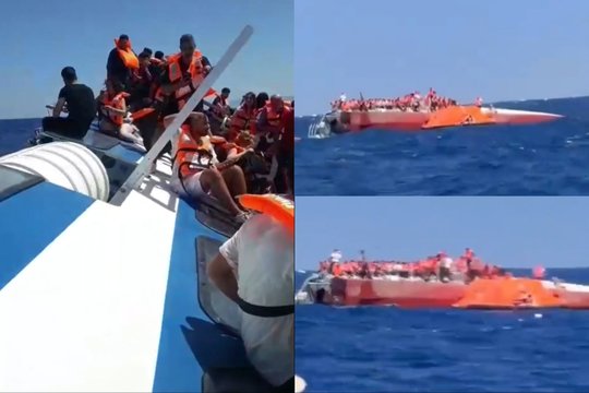 Nelaimė prie Kipro krantų: apsivertė keleivinis keltas su 270 žmonių, 7 žmonės žuvo