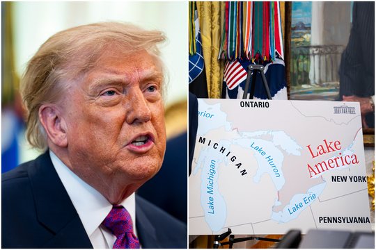 D. Trumpas pasiekė savo: „Google“ pakeitė ežero pavadinimą
