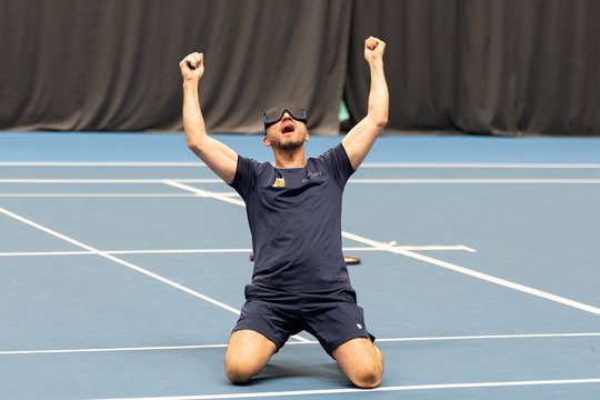 Paralimpinis čempionas triumfavo aklųjų teniso pasaulio čempionate Vilniuje, komandinėje įskaitoje – Australijos dominavimas