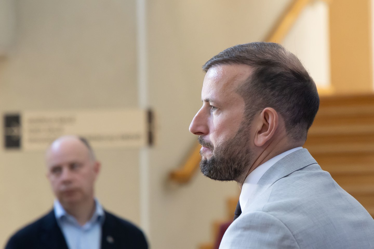 Aurelijus Veryga, Virginijus Sinkevičius.<br>D. Labučio/ELTA nuotr.