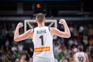 Pergale džiaugęsis M. Blaževičius rėžė apie rinktinės situaciją: „Šūdina“