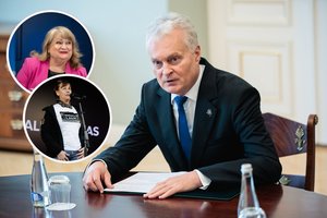 G. Nausėda stojo į L. Meškauskaitės pusę, R. Miliūtei – aštrus kirtis