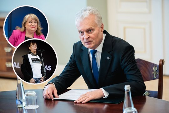 G. Nausėda stojo į L. Meškauskaitės pusę, R. Miliūtei – aštrus kirtis