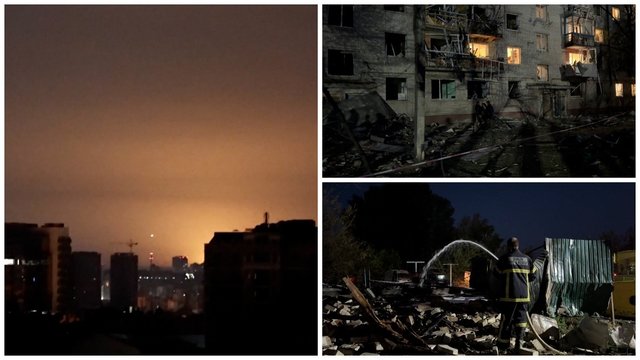 Ukrainoje naujieji mokslo metai prasidėjo nuo masinės raketų ir dronų atakos: neišvengta sužeistų