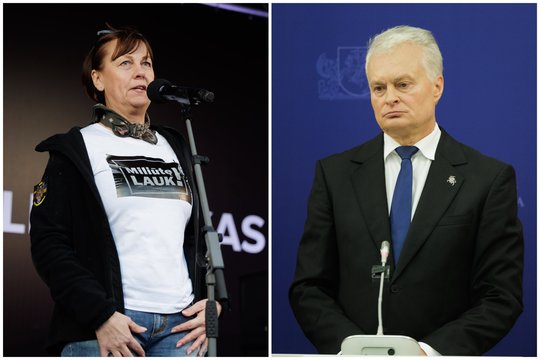G. Nausėdai – sarkastiškas R. Miliūtės atsakas: iškėlė klausimą 