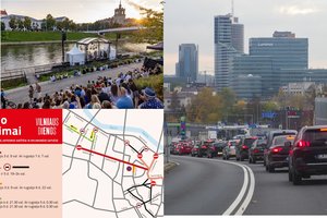 Įspėja iš anksto: šiomis dienomis sostinėje bus daug eismo apribojimų