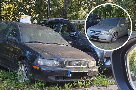 Pasiskundė dėl kieme apleistų automobilių: paaiškėjo, kas už tai grėsė jų savininkams