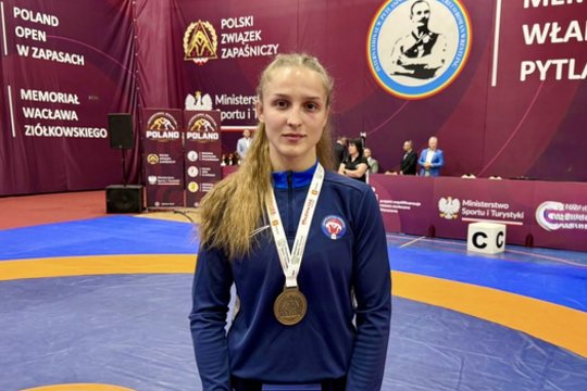 A. Tieliegina ir K. Gaučaitė iškovojo „Poland Open“ imtynių turnyro bronzą
