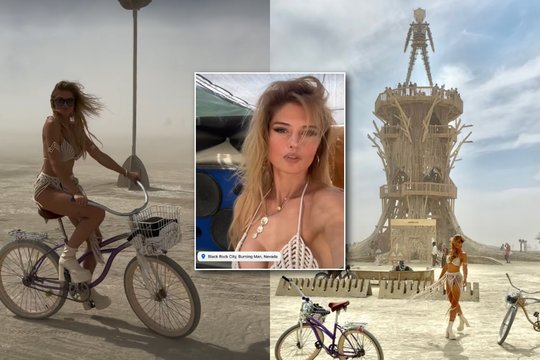 J. Leonavičiūtė parodė, kaip legendinis „Burning Man“ festivalis atrodo iš arti: akį traukė ir jos įvaizdis