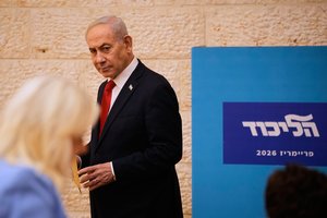 Gazos Ruože apsilankęs B. Netanyahu: mes nepasitrauksime