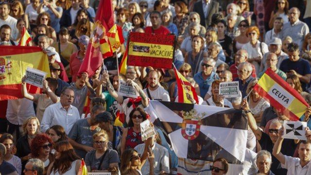 Ispanijoje vilnija nepasitenkinimo banga: protestuoja prieš migracijos politiką