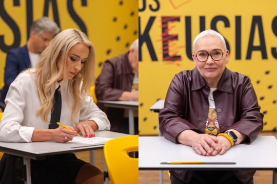 A. Maldeikienė su marčia Agne nėrė į netikėtą iššūkį: „Aš galiu būti bukiausia“