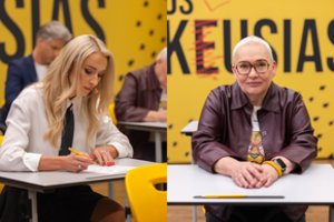 A. Maldeikienė su marčia Agne nėrė į netikėtą iššūkį: „Aš galiu būti bukiausia“