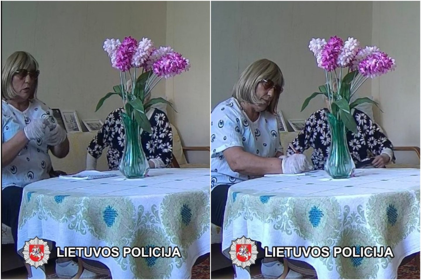 Policija ieško nuotraukoje užfiksuoto asmens.