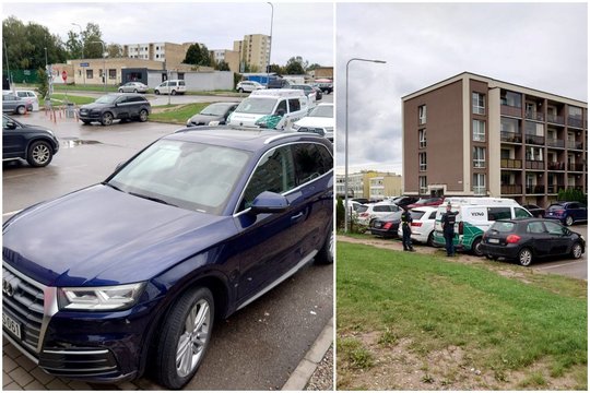 Įvinguriavęs į parduotuvės aikštelę „Audi Q5“ vairuotojas Vilniuje kliudė tvorą, dar išgėrė ir „lūžo“ – prižadintas pripūtė įspūdingai