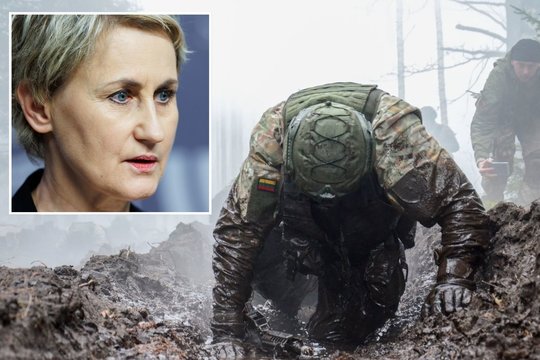 Nida Grunskienė botagu užsimojo prieš  pavaldinį, pasišovusį būti savanoriu