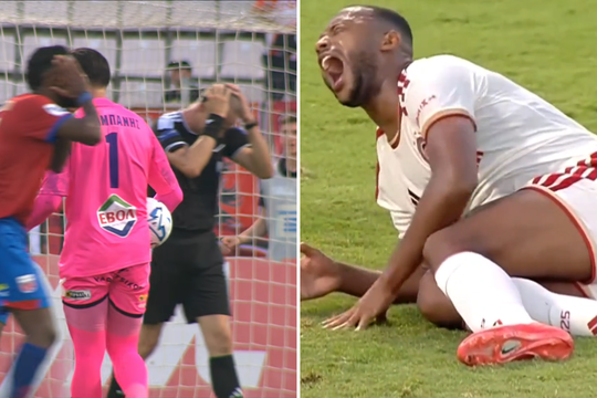 Futbolo rungtynėse – žiauri trauma: už galvos griebėsi net teisėjas