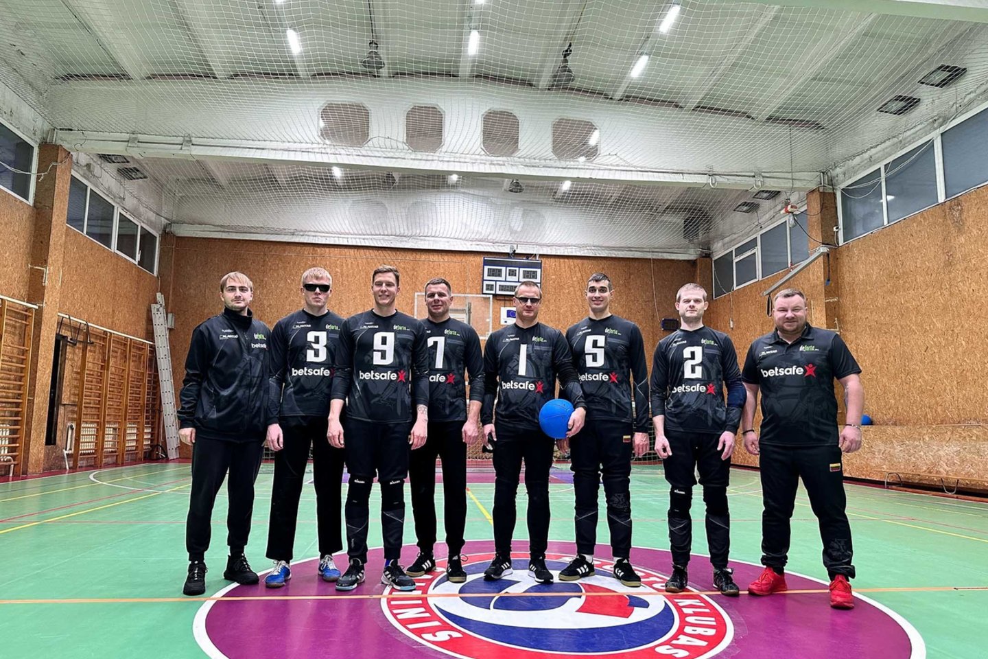 Lietuvos golbolo rinktinė<br>Donato Gribausko ir LPAK nuotr.