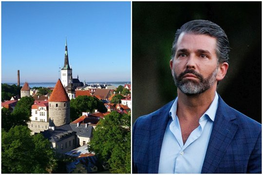 Sekmadienio rytą Taline – netikėtas JAV prezidento Donaldo Trumpo sūnaus apsilankymas