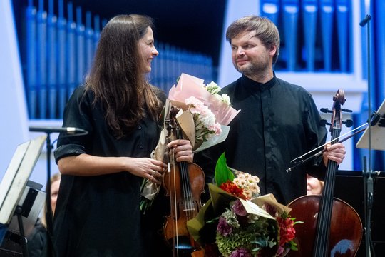 Filharmonijoje grandioziniu koncertu su M. Gražinyte-Tyla priešakyje atidarytas J. Achrono festivalis