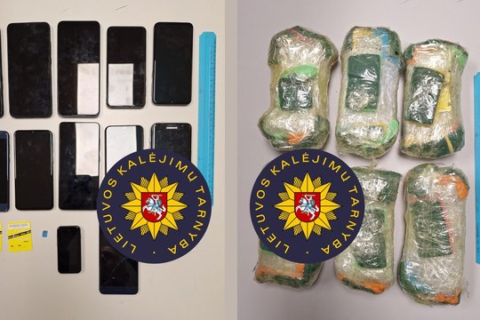 Marijampolės kalėjime užkirstas kelias draudžiamų daiktų patekimui: rasta 12 mobiliųjų telefonų