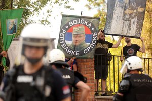 Belgrade laidojamas karo nusikaltėlis Ratko Mladičius